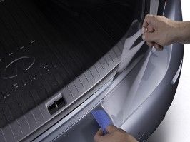 2017 Infiniti Q50 Clear Rear Bumper Protector 999T6-J2000