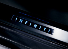 2010 Infiniti FX35-50 Stainless Steel Illuminated Kick Plate